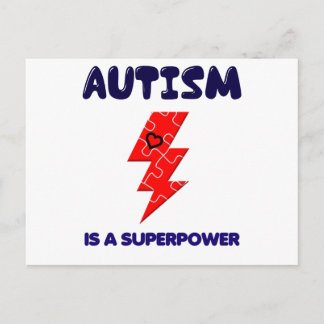 Autisme is superkracht, geestelijke gezondheid gee briefkaart