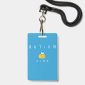 autisme is vriendelijk badges (Back with Lanyard)