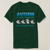 Autisme itx27s geen invaliditeit itx27s een versch t-shirt (Design voorkant)