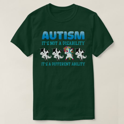 Autisme itx27s geen invaliditeit itx27s een versch t-shirt (Design voorkant)