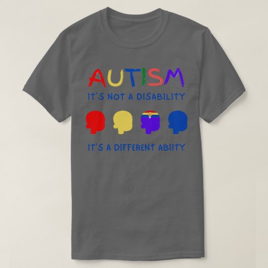 autisme itx27s geen mogelijkheid itx27s een andere t-shirt (Design voorkant)
