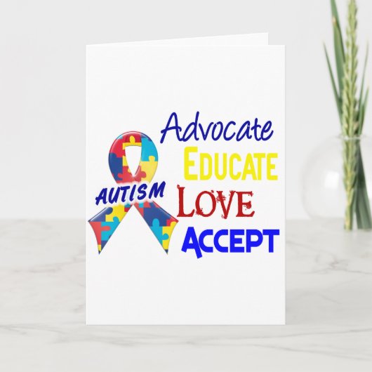 Autisme Kaart (Voorkant)