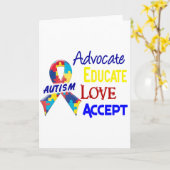 Autisme Kaart (Gele Bloem)