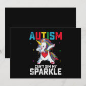 Autisme kan mijn fonkelende eenhoornbewustzijn nie kaart (Voorkant / Achterkant)