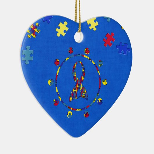 Autisme Keramisch Ornament (Rechts)