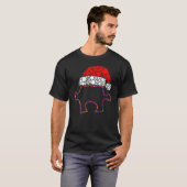 Autisme Kerst Kerstmuts Puzzelstuk ASD Aw T-shirt (Voorkant volledig)