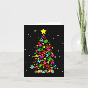 Autisme Kerstboom Autisme Kerst Kaart