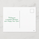 Autisme Kerstmis Wreath Feestdagenkaart (Achterkant)