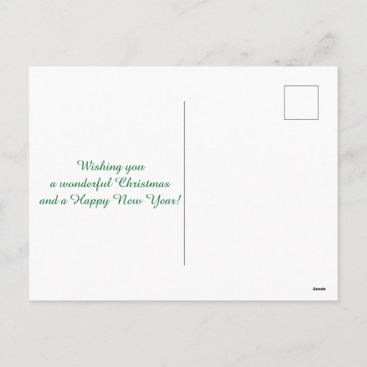 Autisme Kerstmis Wreath Feestdagenkaart (Achterkant)