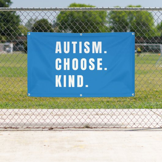 autisme kies soort Banner Outdoor Sign (Insitu)