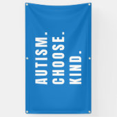 autisme kies soort Banner Outdoor Sign (Verticaal)