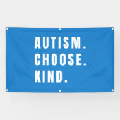 autisme kies soort Banner Outdoor Sign (Horizontaal)