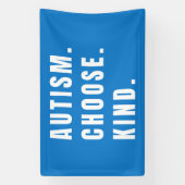 autisme kies soort Bannermodern Spandoek (Verticaal)