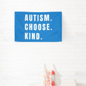 autisme kies soort Bannermodern Spandoek (Insitu)