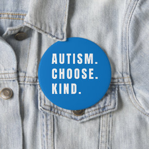 Autisme Kies soort Button modern