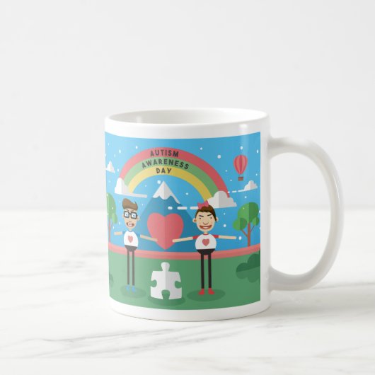 autisme kinder koffiemok (Rechts)