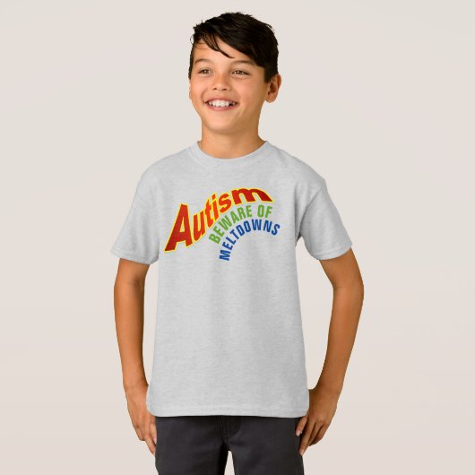 Autisme Kinderen basic T-shirt (Voorkant volledig)