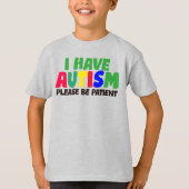 Autisme - Kinderen Basic T-Shirt (Voorkant)