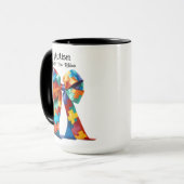 Autisme Koffie Mok (Voorkant links)