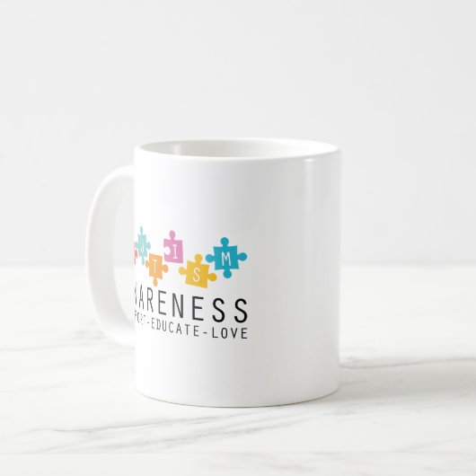 Autisme Koffiemok (Voorkant links)