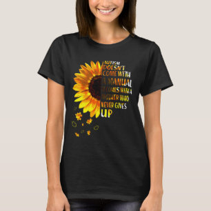 Autisme komt met een handleiding die bij een Mo wo T-shirt