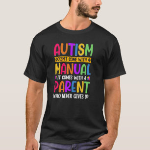Autisme Komt Niet met een Handleiding Autisme Mot T-shirt