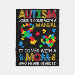Autisme Komt Niet Met Een Handleiding Puzzel Lint Fleece Deken