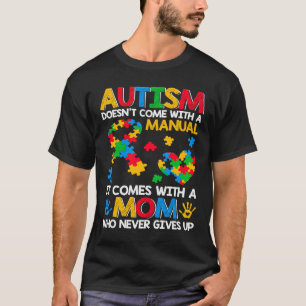 Autisme Komt Niet Met Een Handleiding Puzzel Lint T-shirt