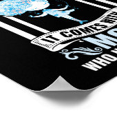 Autisme komt niet met een handmatige autisme mam poster (Hoek)