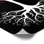 Autisme komt niet met een handmatige handicap maan poster (Hoek)