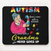 Autisme komt niet met een handmatige oma die nog n muismat (Voorkant)