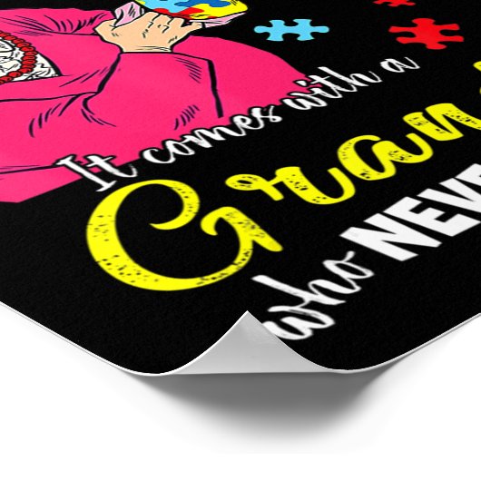 Autisme komt niet met een handmatige oma die nog n poster (Hoek)