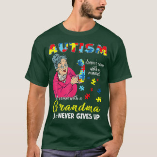 Autisme komt niet met een handmatige oma die nog n t-shirt