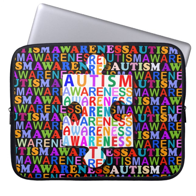 Autisme Laptop Sleeve (Voorkant)