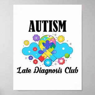 Autisme Late Diagnosis Club - Autisme Bewustzijn 1 Poster