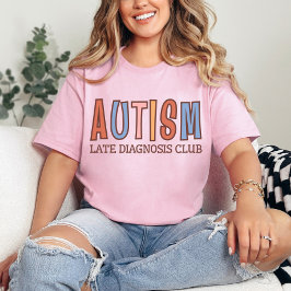 Autisme Late Diagnosis Club | Neurodiversiteit T-shirt