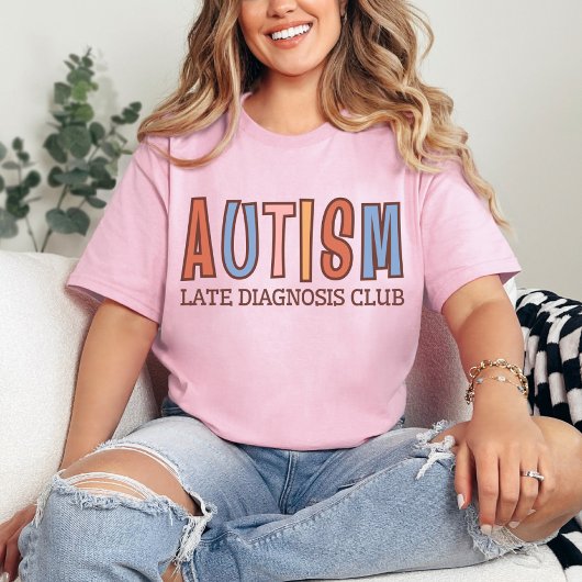 Autisme Late Diagnosis Club | Neurodiversiteit T-shirt
