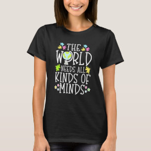 Autisme Leerstoornis Citaat De Wereld Heeft T Nodi T-shirt