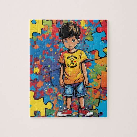 Autisme Legpuzzel (Verticaal)