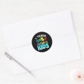 Autisme Leraar Speciaal Onderwijs Waardering Ronde Sticker (Envelop)