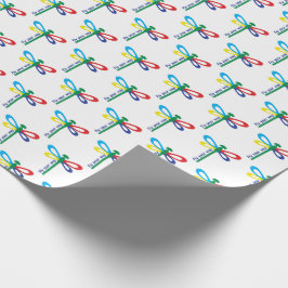 Autisme Libelle Vlieg Je Eigen Weg Neuro-inclusiev Cadeaupapier