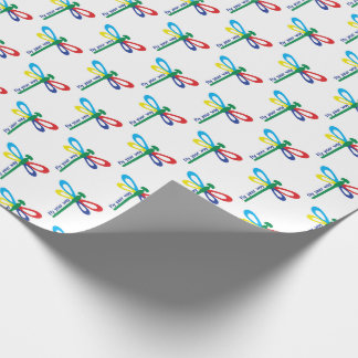 Autisme Libelle Vlieg Je Eigen Weg Neuro-inclusiev Cadeaupapier