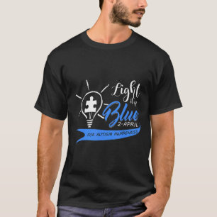 Autisme - Licht het blauwe autisme op Leuk autisme T-shirt