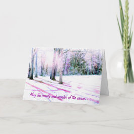 Autisme liefdadigheid Kerst Kaart