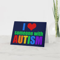 Autisme Liefde Regenboog Familie Steun Kleurrijk C