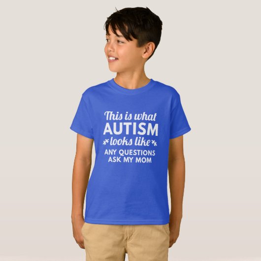 Autisme lijkt op t-shirt (Voorkant volledig)