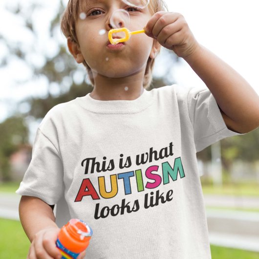 Autisme lijkt op t-shirt