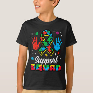 Autisme lint steunteam asd bewustzijn mannen vrouw t-shirt