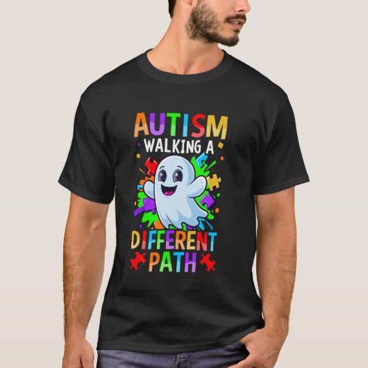 Autisme Loopt Een Andere Pad T-shirt (Voorkant)