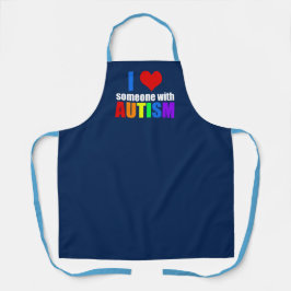 Autisme Love Rainbow Family Support Colorful Cute Schort